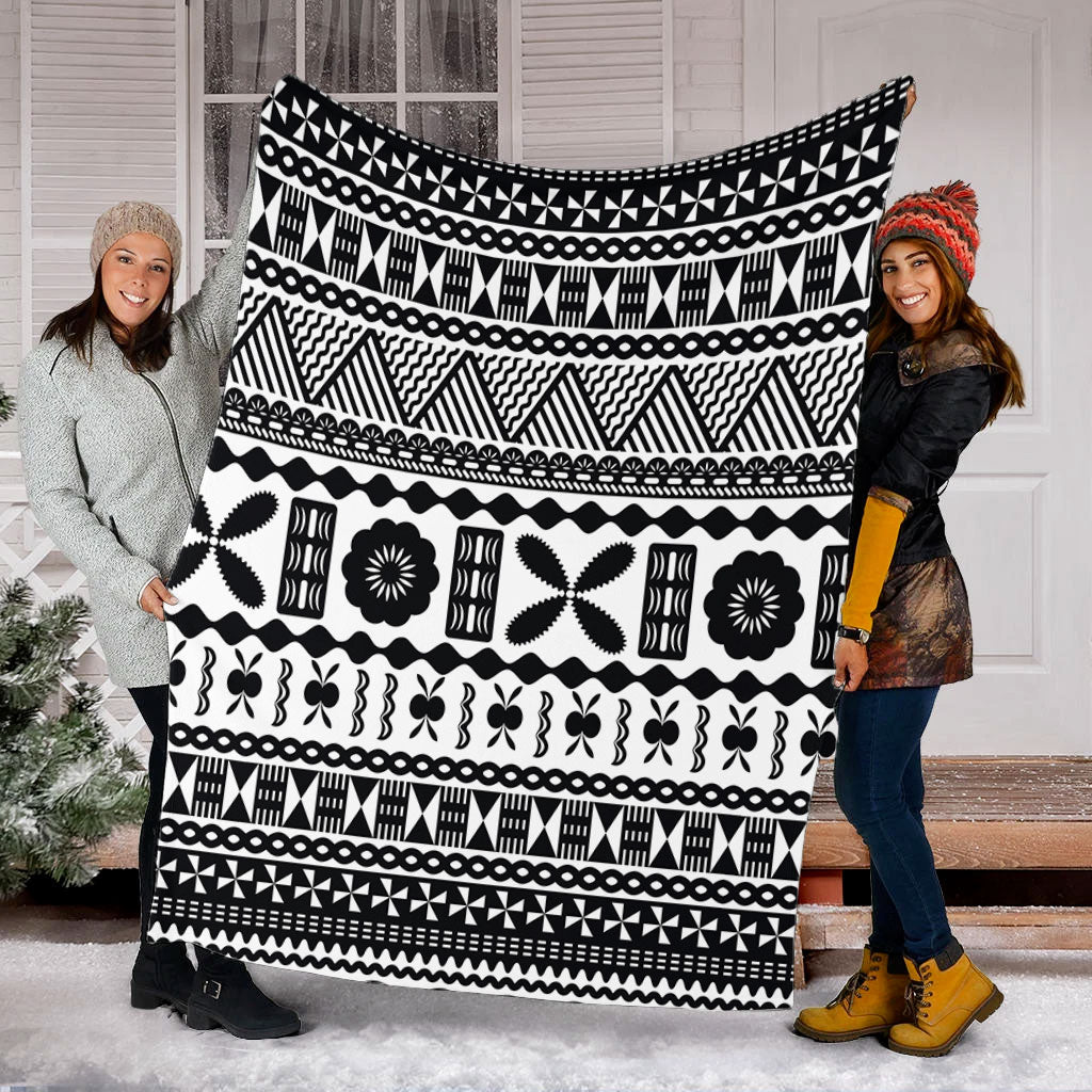 Fiji Premium Blanket Bula Pattern