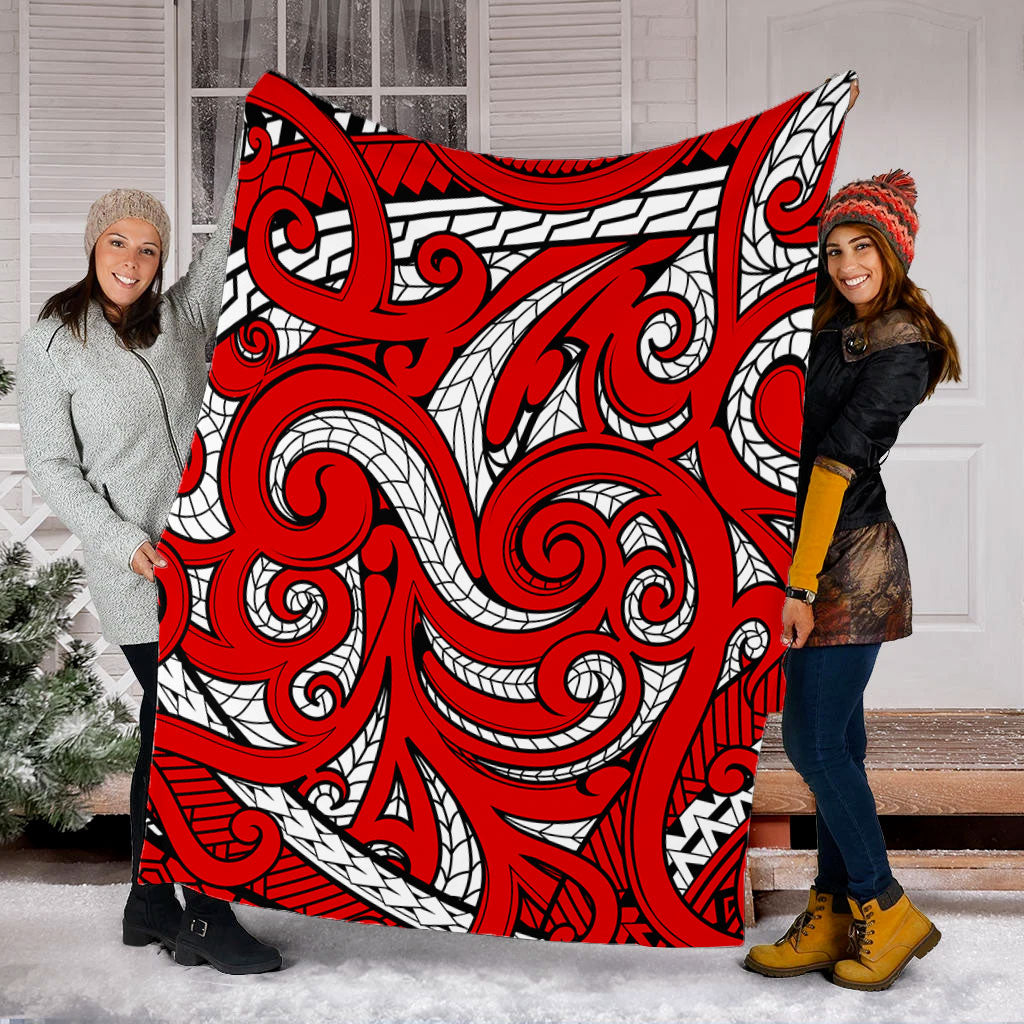 New Zealand Premium Blanket Maori Pattern