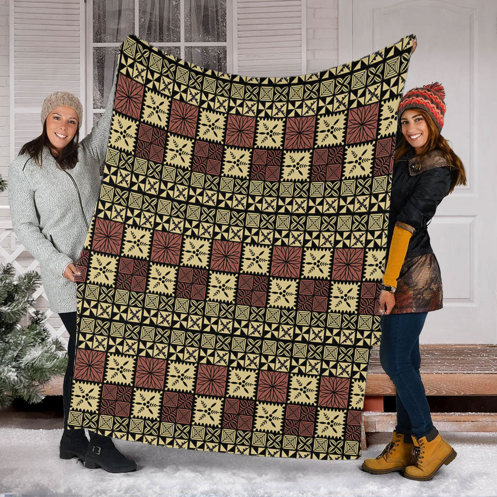 Tonga Premium Blanket Ngatu Style