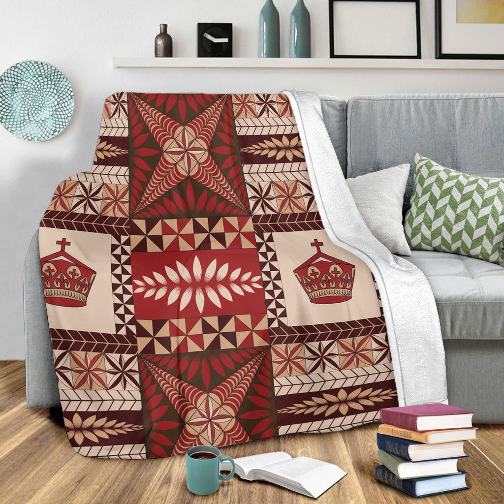 Tonga Premium Blanket Ngatu Pattern