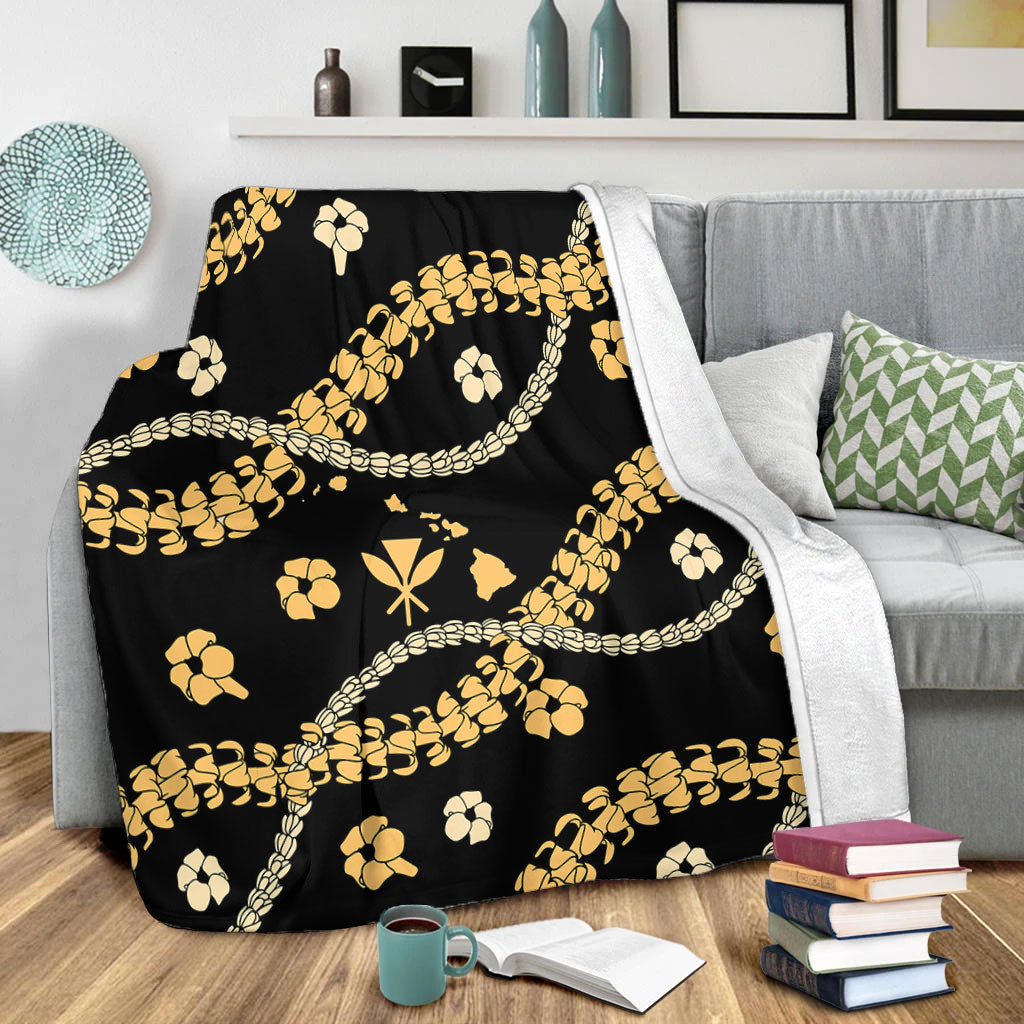 Hawaii Premium Blanket Curve Floral Lei
