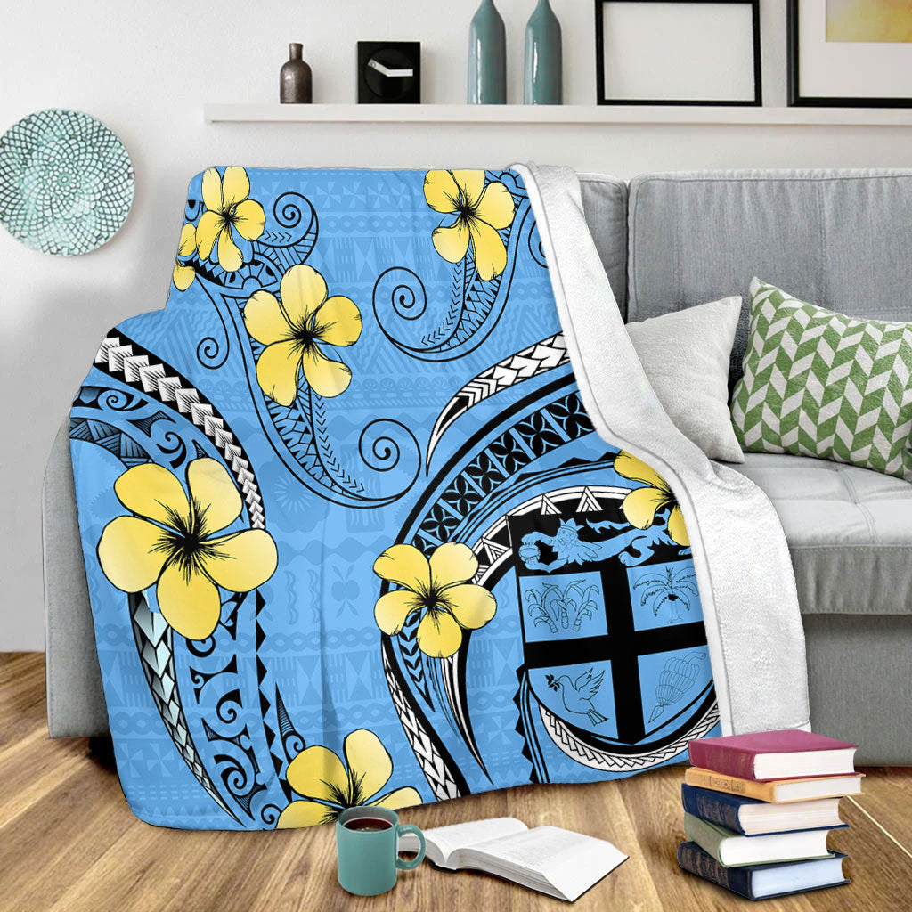 Fiji Premium Blanket Bula Style Plumeria Flower