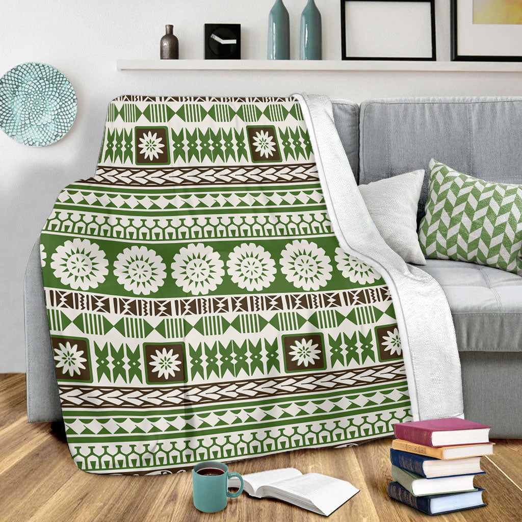 Fiji Premium Blanket Tapa Pattern