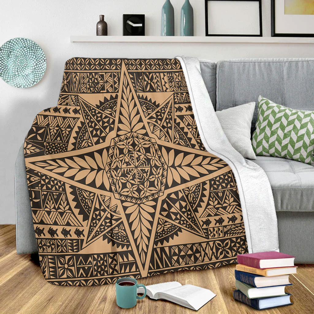 Tonga Premium Blanket Tonga Polynesian Tapa