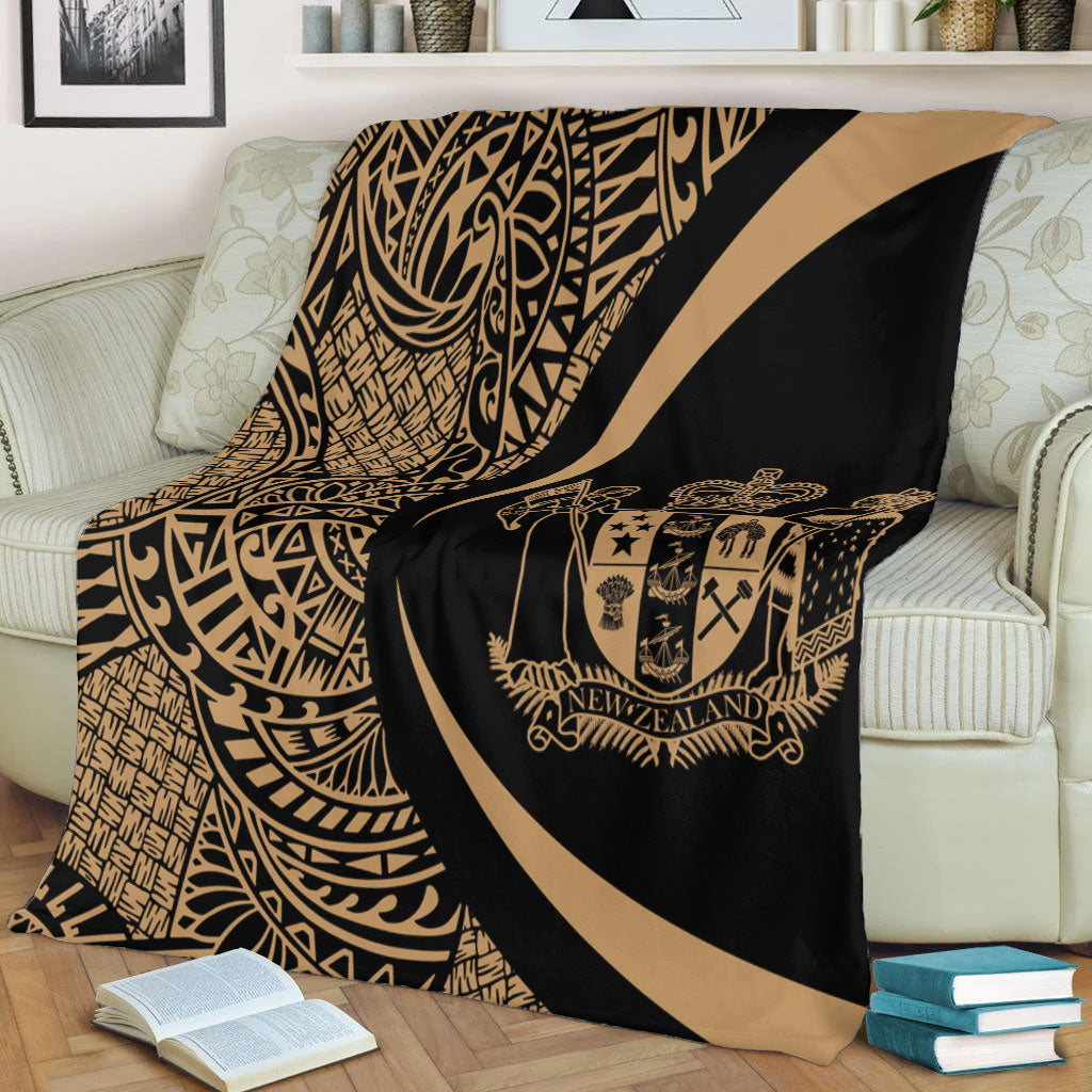 New Zealand Premium Blanket Lauhala Gold Circle Style