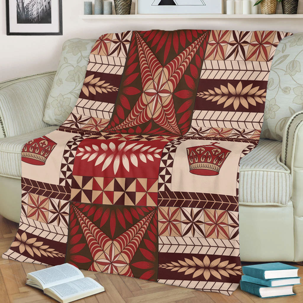 Tonga Premium Blanket Ngatu Pattern