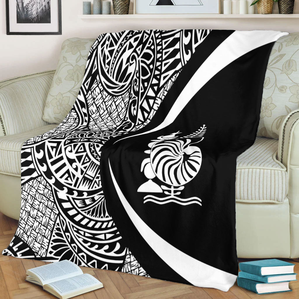 New Caledonia Premium Blanket Lauhala White Circle Style