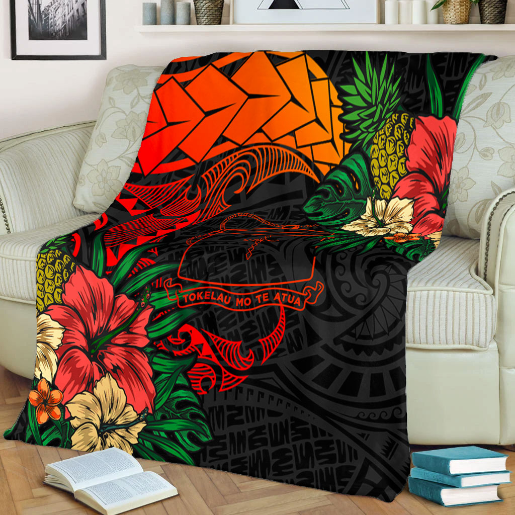 Tokelau Premium Blanket Polynesian Coat Of Arms Tropical