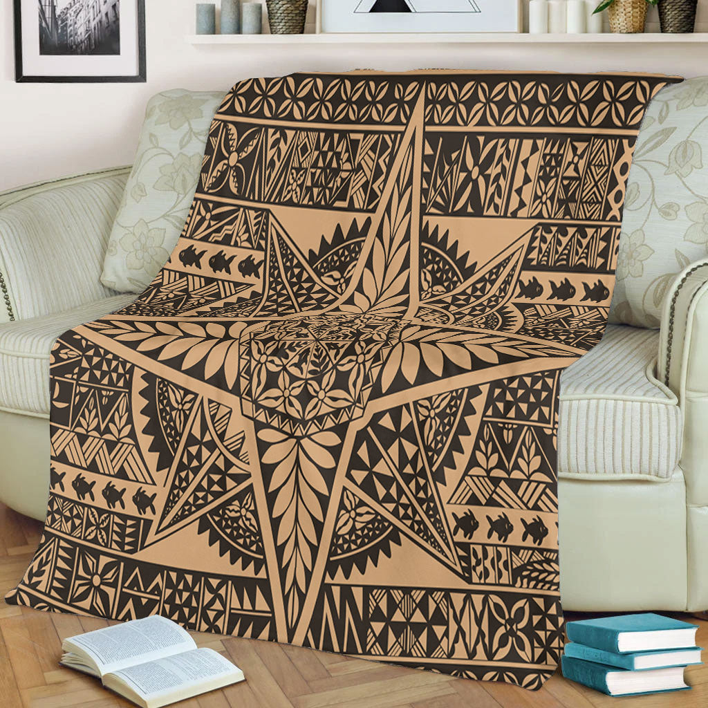 Tonga Premium Blanket Tonga Polynesian Tapa