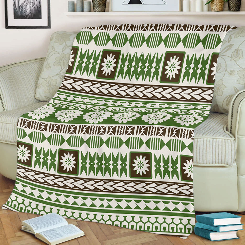 Fiji Premium Blanket Tapa Pattern