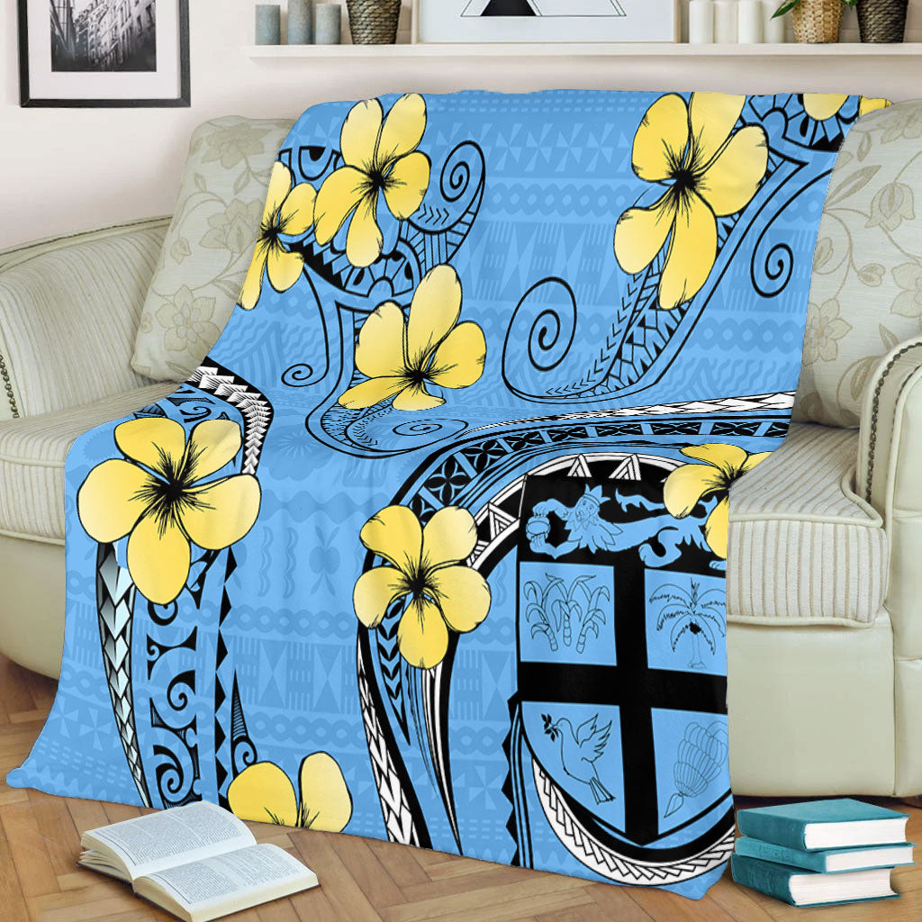Fiji Premium Blanket Bula Style Plumeria Flower
