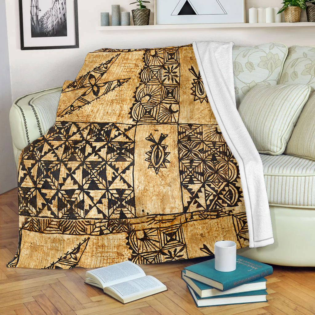 Tonga Premium Blanket Tapa Cloth Vintage