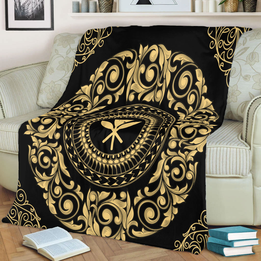 Hawaii Premium Blanket Kanaka Maoli Royal Vintage Style