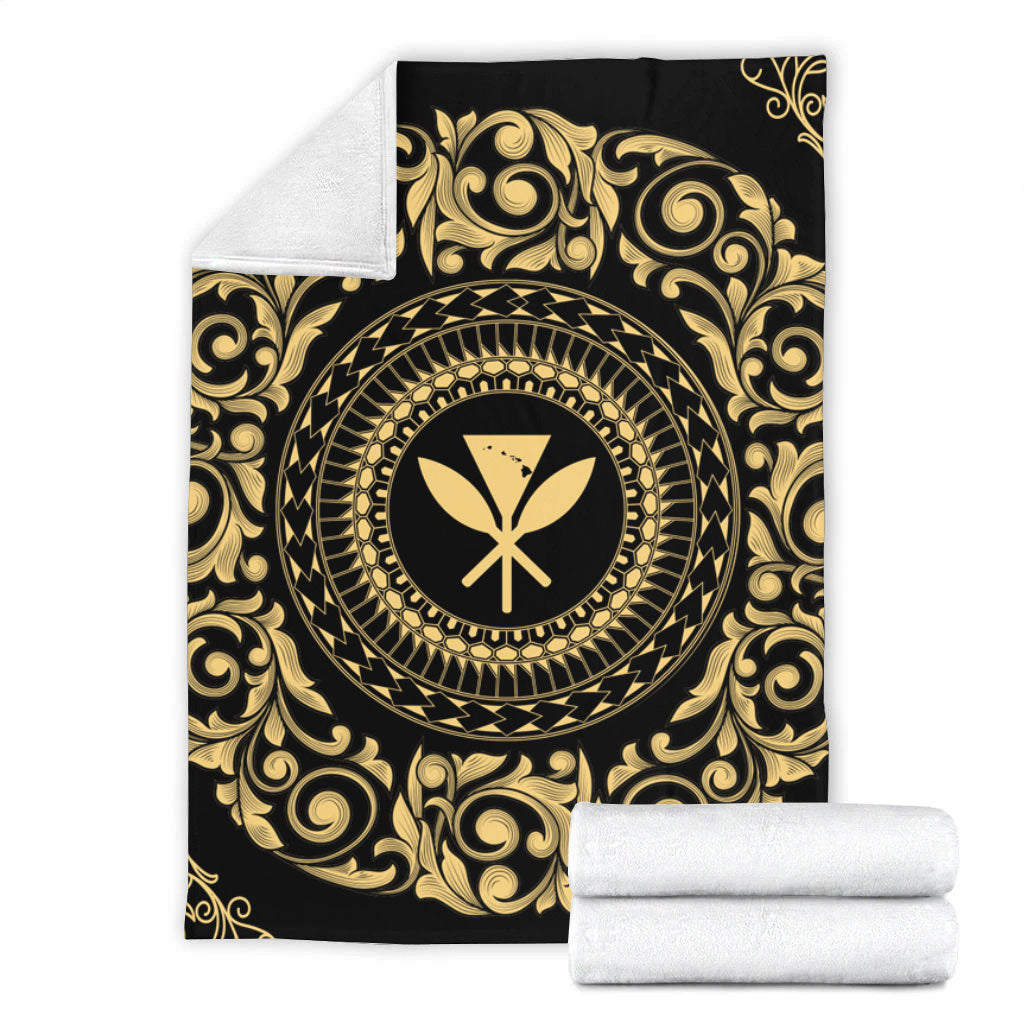 Hawaii Premium Blanket Kanaka Maoli Royal Vintage Style
