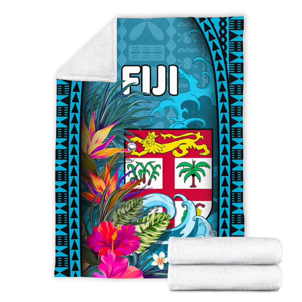 Fiji Premium Blanket Bula Islands Wave Tropical