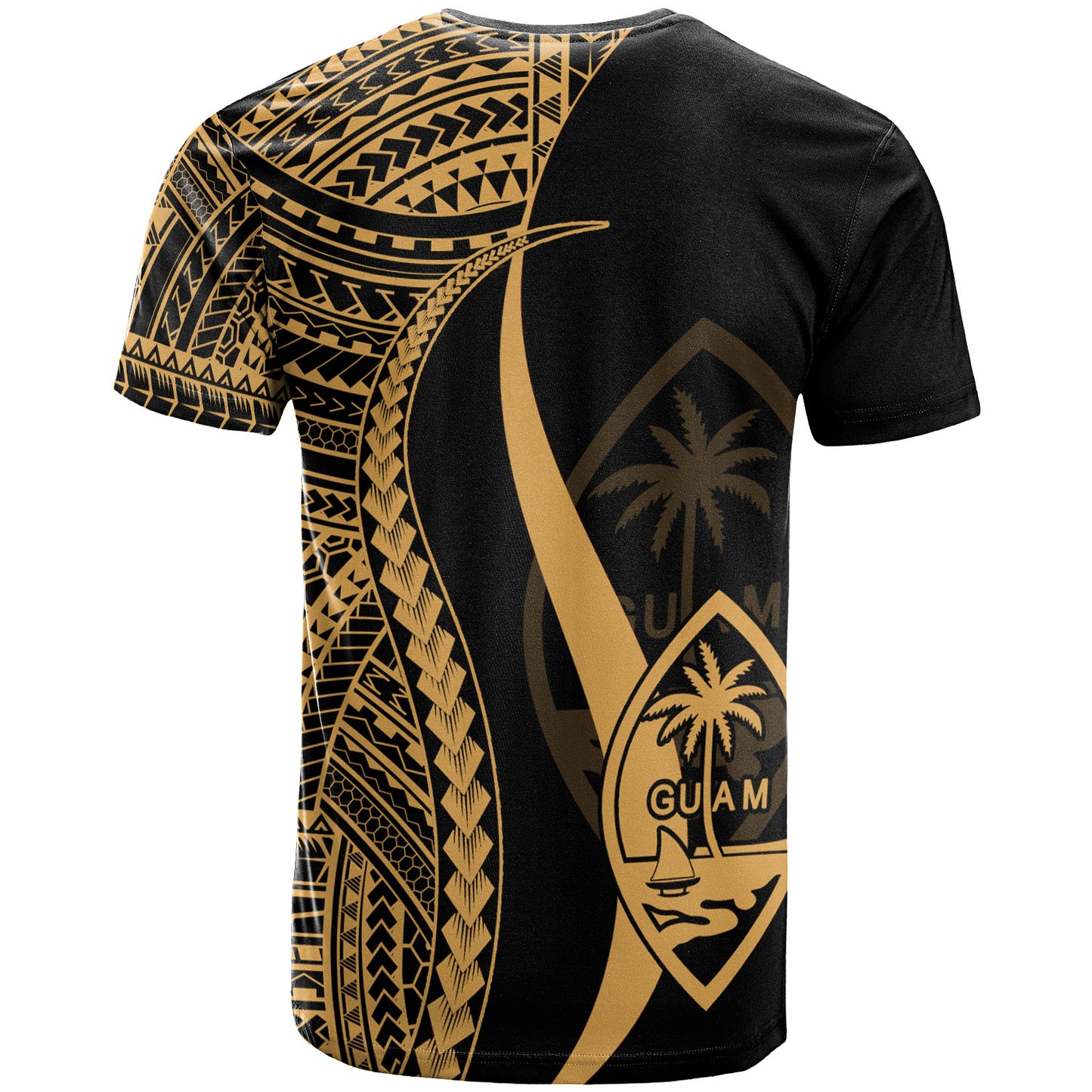 Guam Custom Personalised T-Shirt - Polynesian Tentacle Tribal Pattern