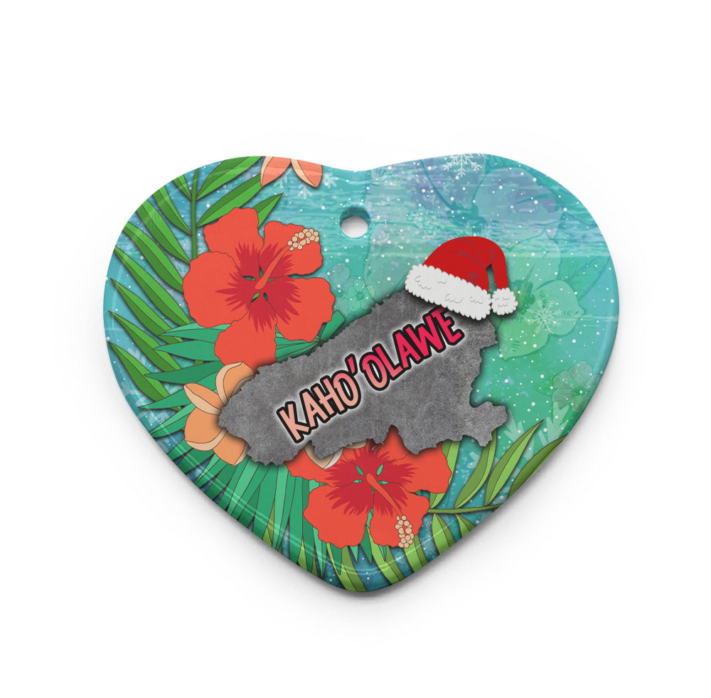 Hawaii Ceramic Ornament Christmas Kaho'olawe Island