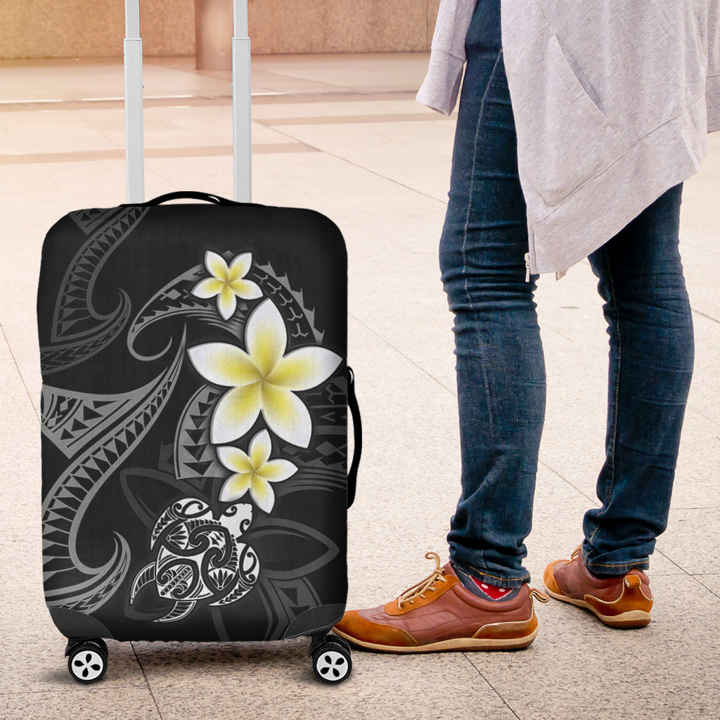 Hawaii Luggage Cover Hawaiian Turtle Honu Plumeria Tribal Tattoo