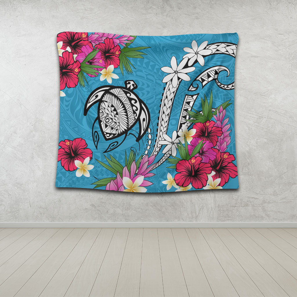 Hawaii Tapestry Tribal Polynesia Tropical Summer