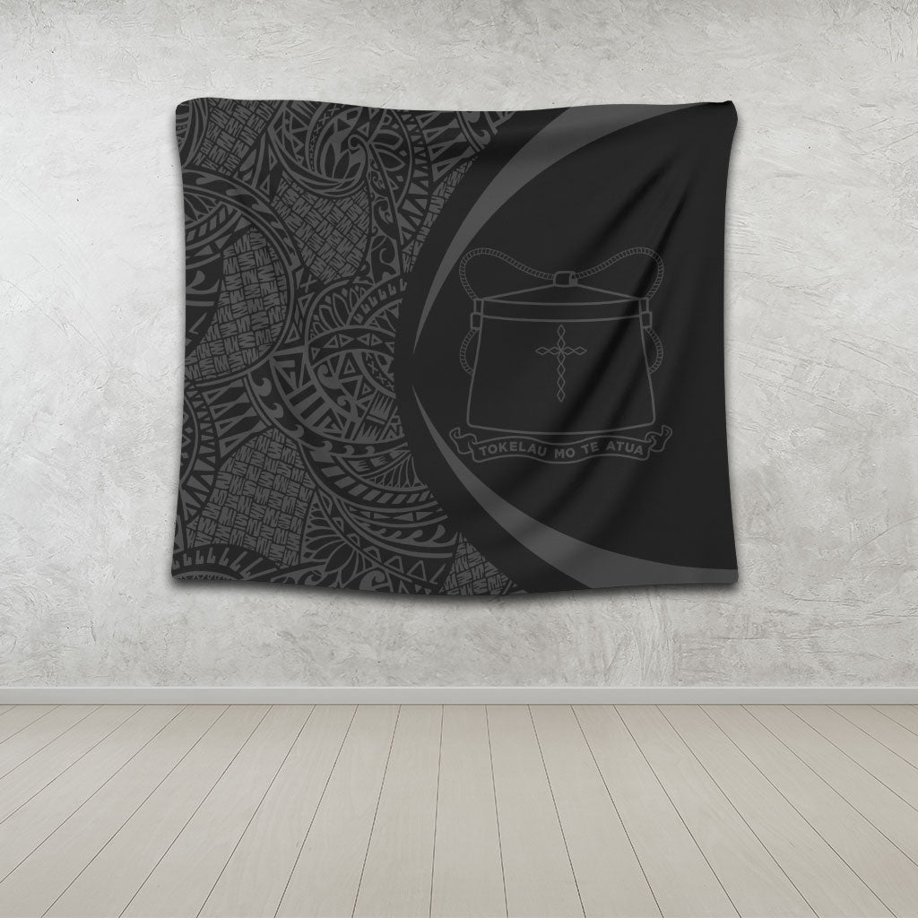 Tokelau Tapestry Lauhala Gray Circle Style