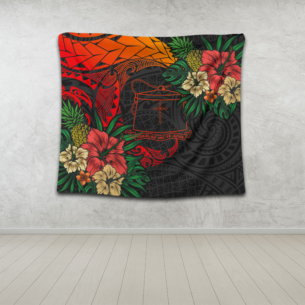 Tokelau Tapestry Polynesian Coat Of Arms Tropical