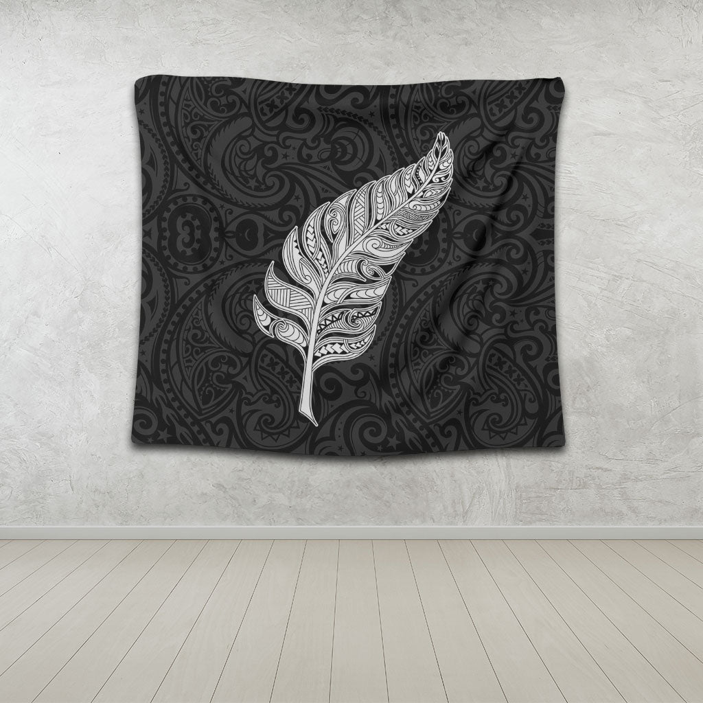 New Zealand Tapestry Maori Silver Fern Simple Style