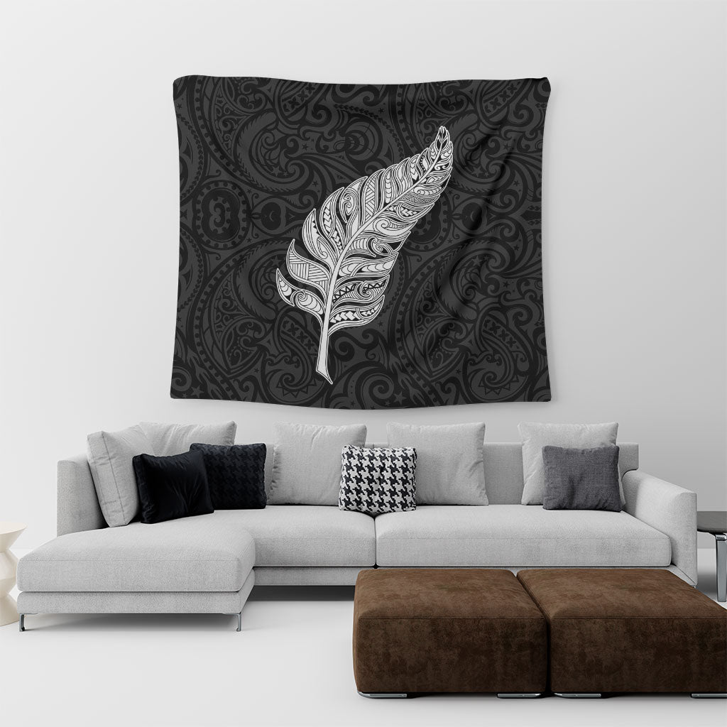 New Zealand Tapestry Maori Silver Fern Simple Style