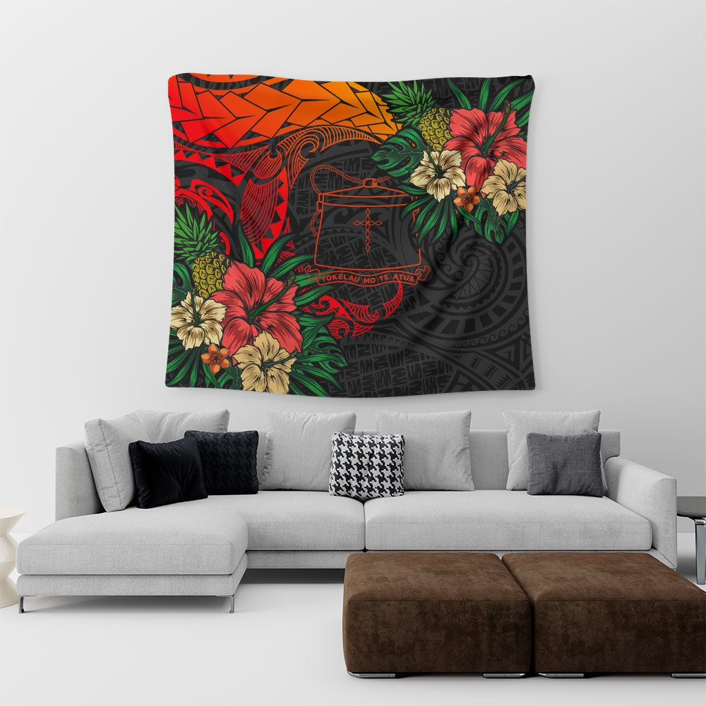Tokelau Tapestry Polynesian Coat Of Arms Tropical