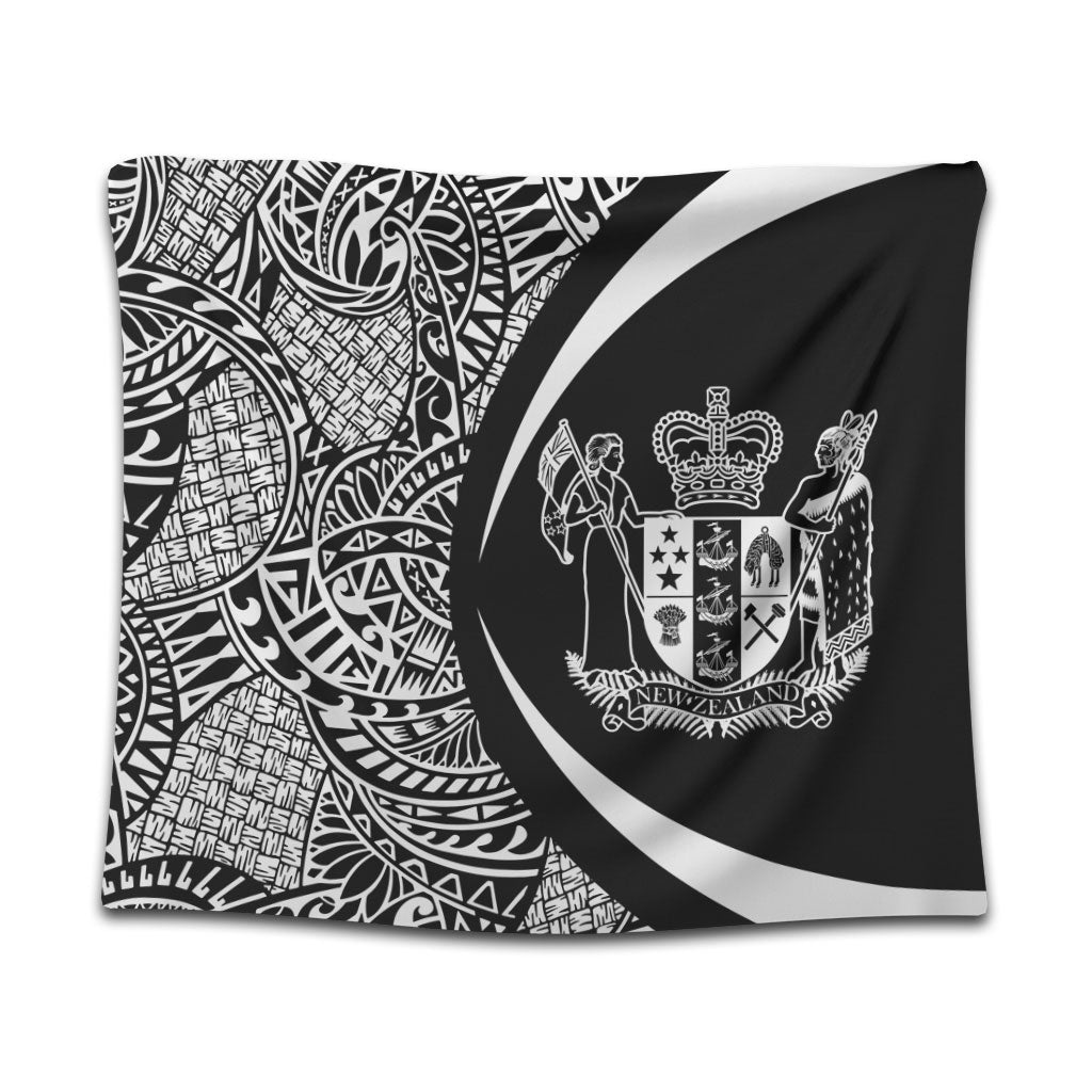 New Zealand Tapestry Lauhala White Circle Style