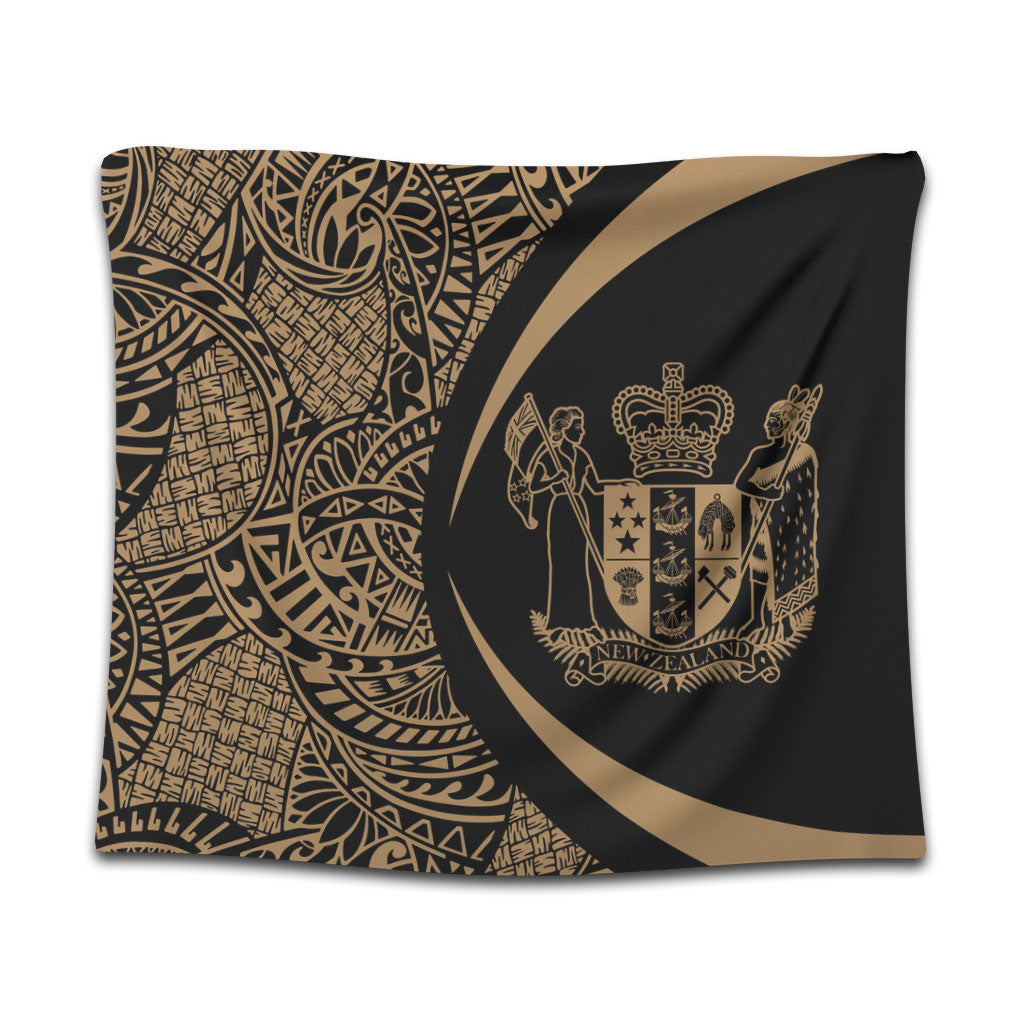 New Zealand Tapestry Lauhala Gold Circle Style