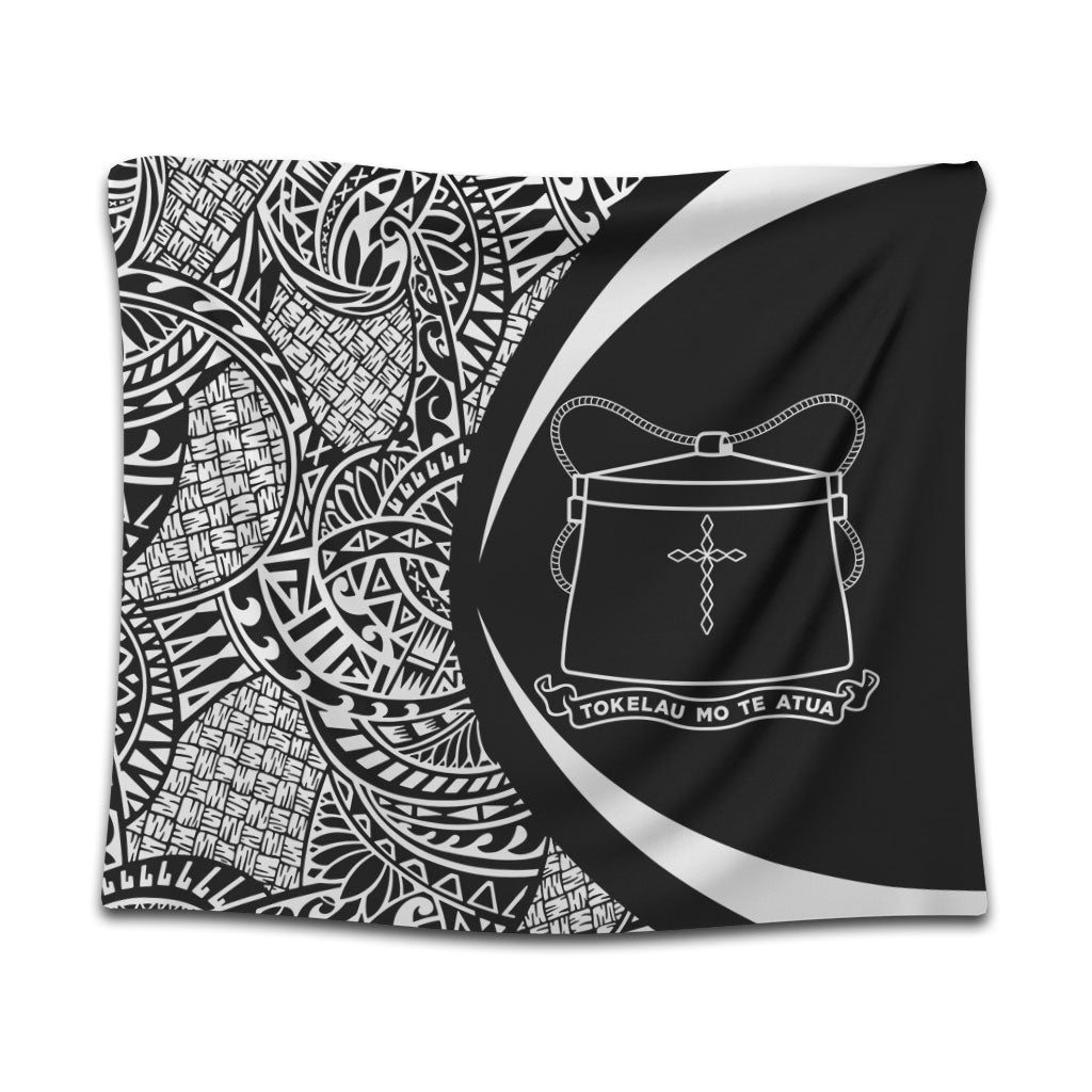 Tokelau Tapestry Lauhala White Circle Style