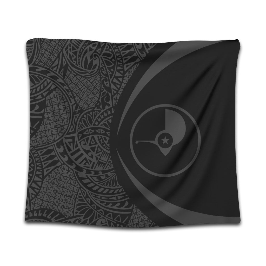 Yap State Tapestry Lauhala Gray Circle Style