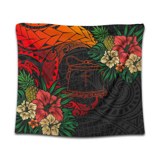 Tokelau Tapestry Polynesian Coat Of Arms Tropical