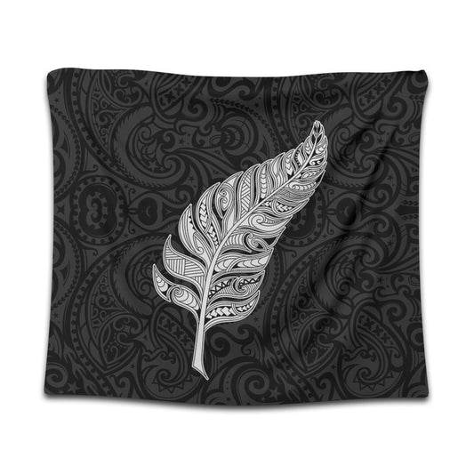 New Zealand Tapestry Maori Silver Fern Simple Style