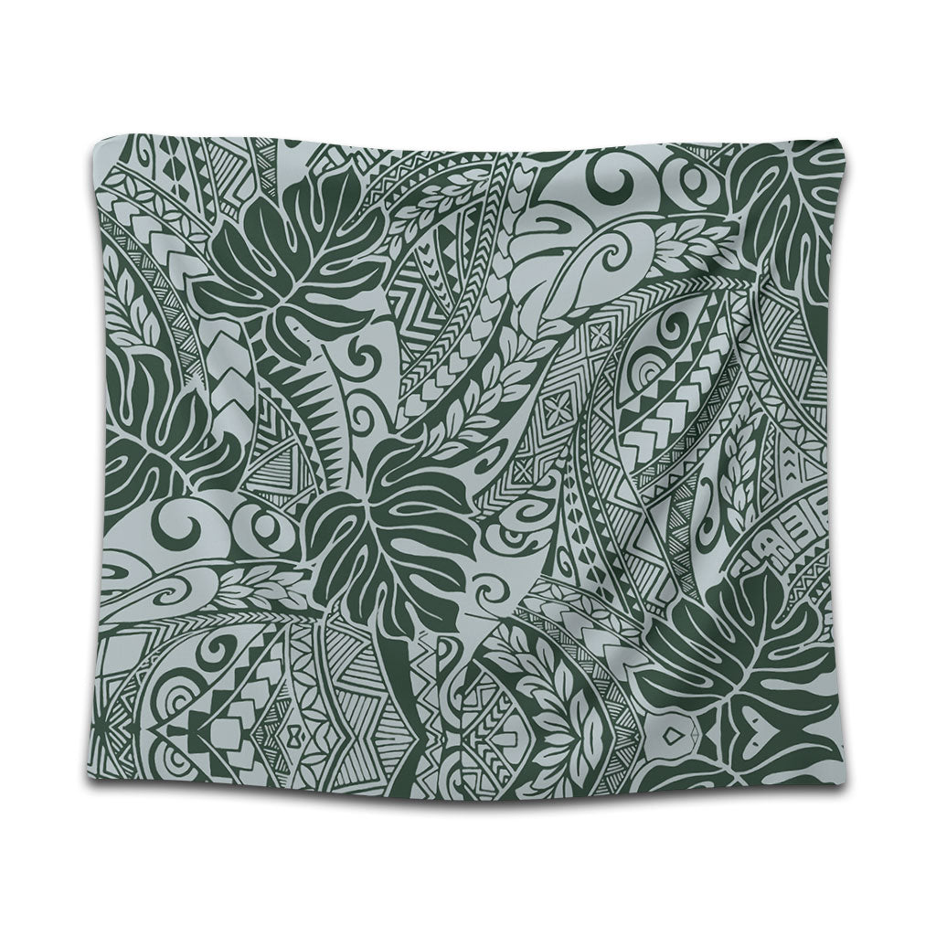Hawaii Tapestry Tribal Pattern Leaf