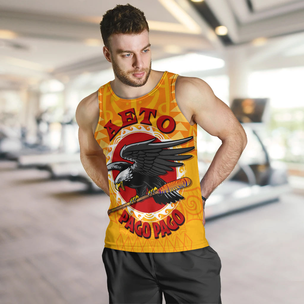 American Samoa Polynesian Men Tank Top - Aeto Pago Pago