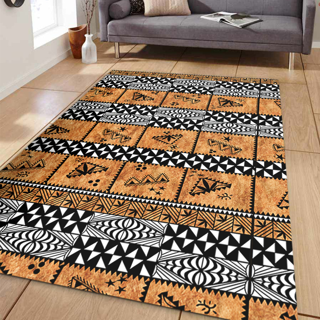 Tonga Area Rug Tapa Pattern