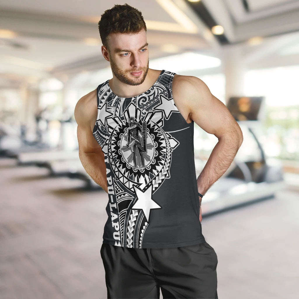 Philippines Custom Men Tank Top - Lapu-Lapu The King Of Cebu Black Style