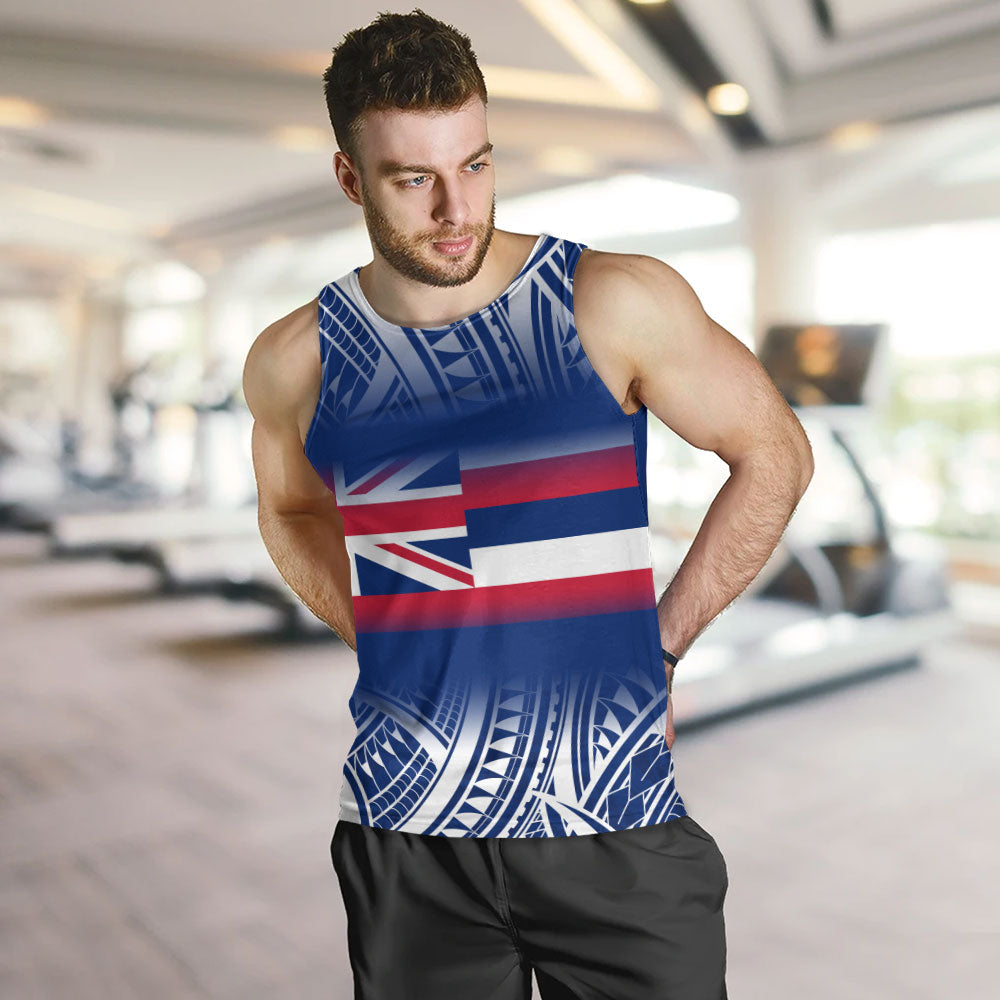 Hawaii Tank Top Polynesian Tribal Aloha Hawaii Flag