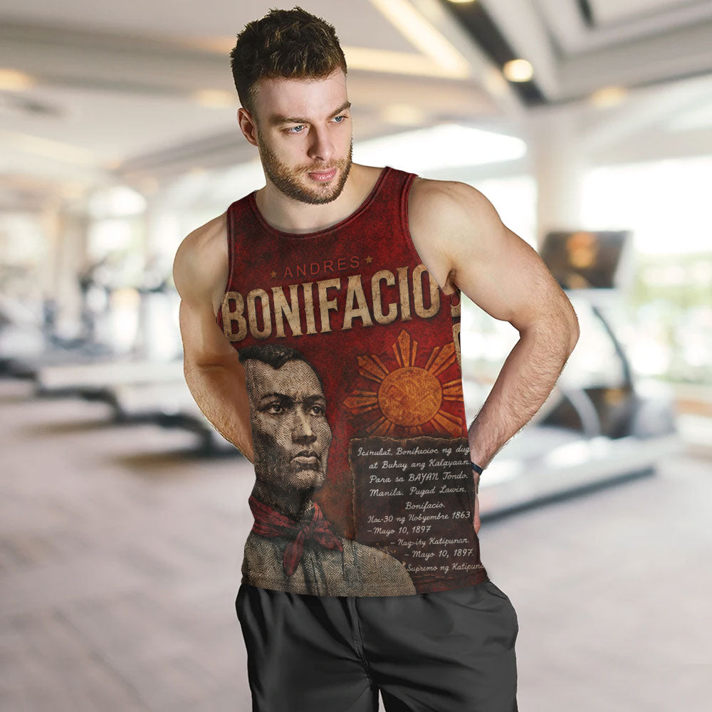 Philippines Filipinos Tank Top Andres Bonifacio Philippine Hero