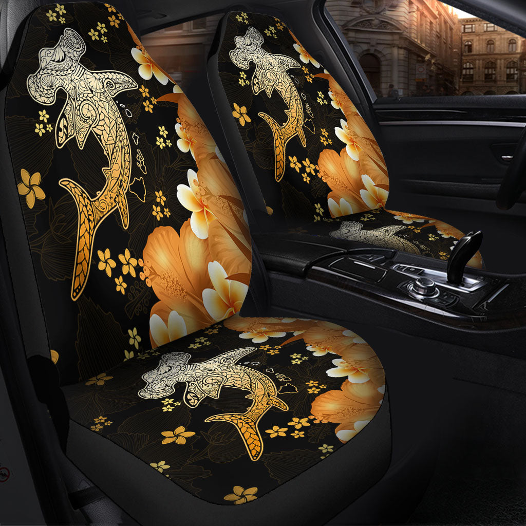 Hawaii Car Seat Covers Tribal Polynesia Shark Tattoo