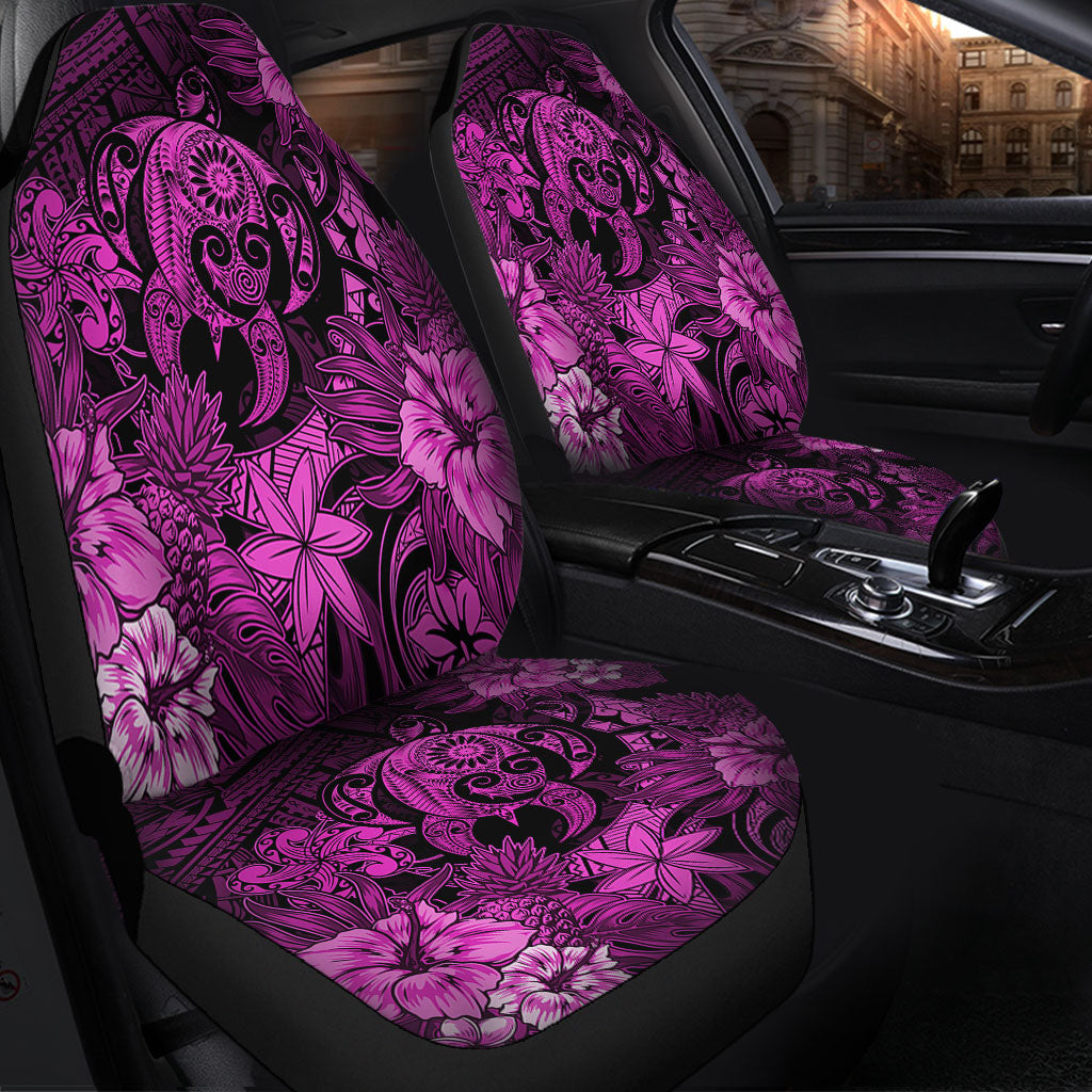 Hawaii Car Seat Covers Tribal Polynesia Sea Turtle Design Pacific Dream