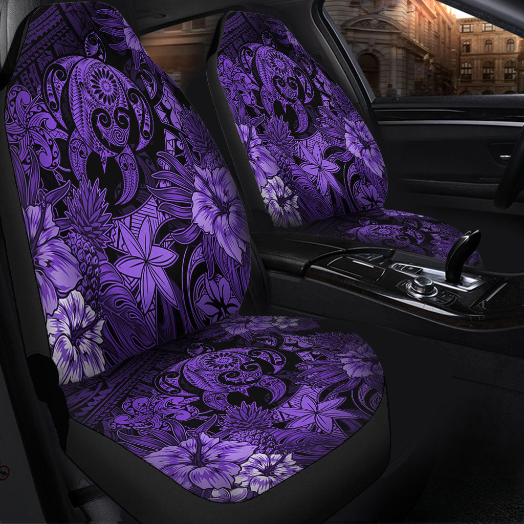Hawaii Car Seat Covers Tribal Polynesia Sea Turtle Design Pacific Dream