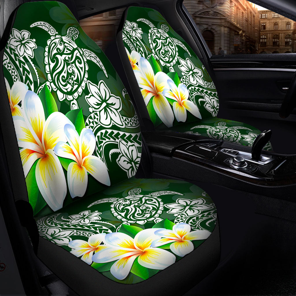 Hawaii Car Seat Covers Polynesian Turtle Tattoo Plumeria Original Style
