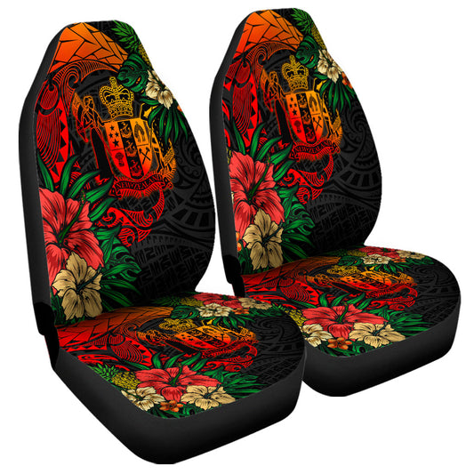 New Zealand Car Seat Covers Polynesian Coat Of Arms Tropical
