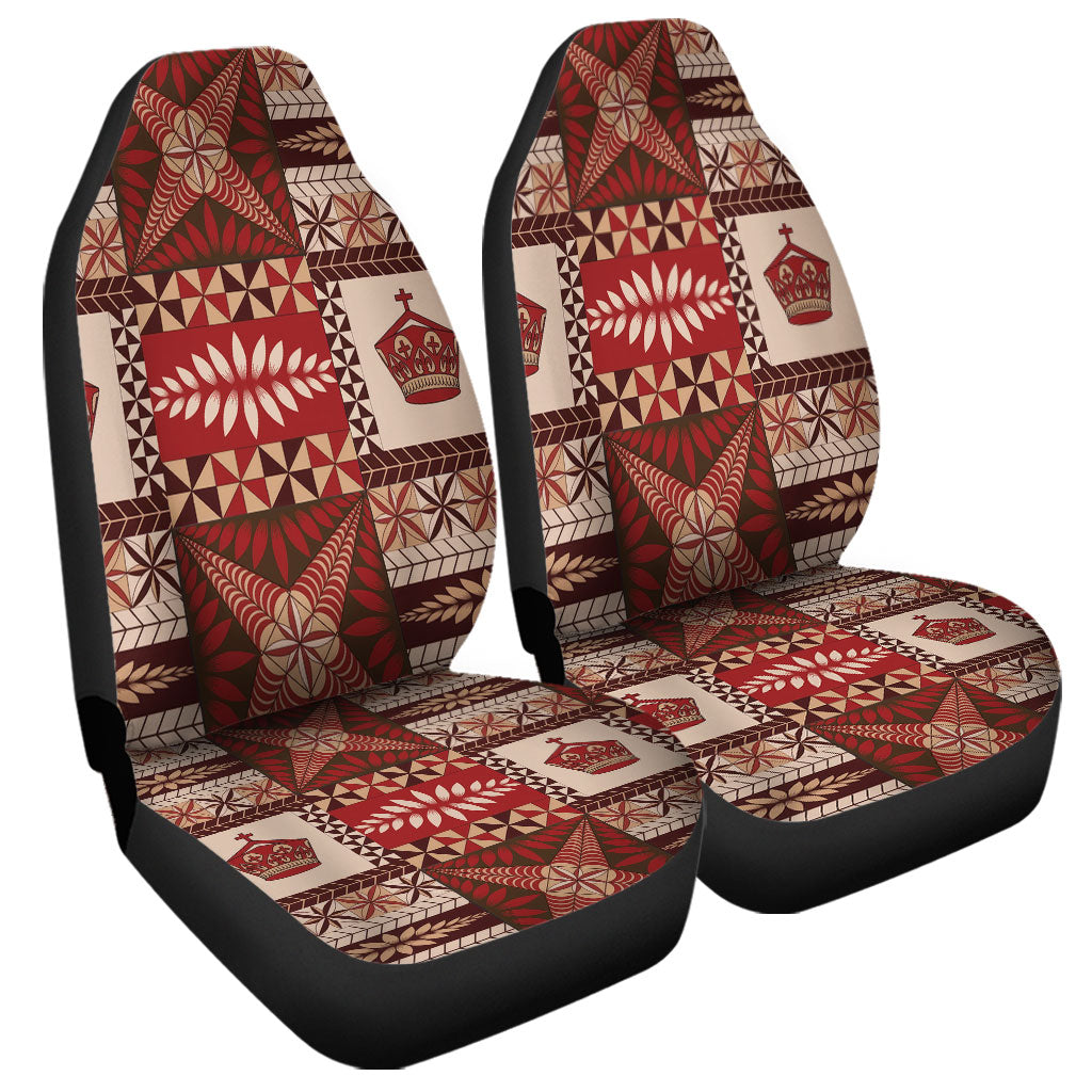 Tonga Car Seat Covers Ngatu Pattern