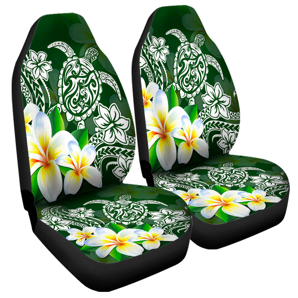 Hawaii Car Seat Covers Polynesian Turtle Tattoo Plumeria Original Style