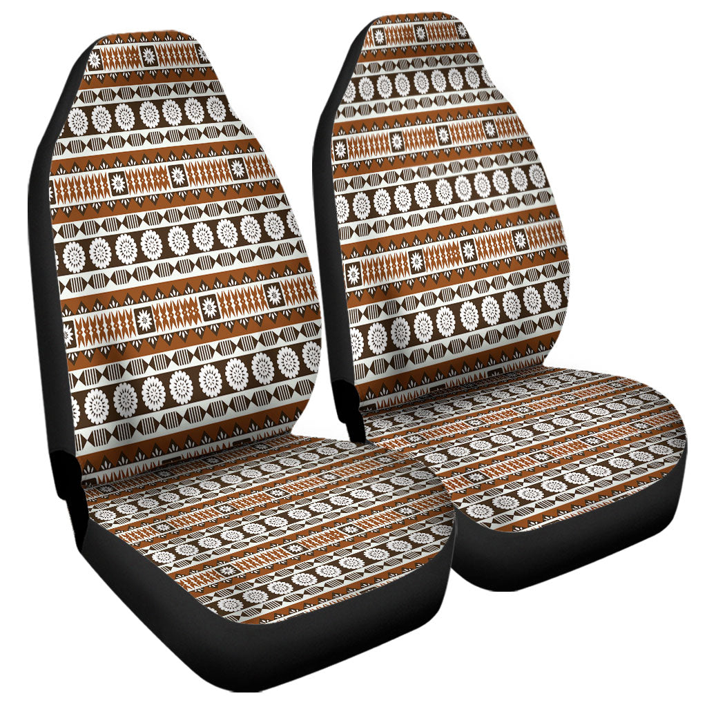 Fiji Car Seat Covers Tapa Masi Pattern