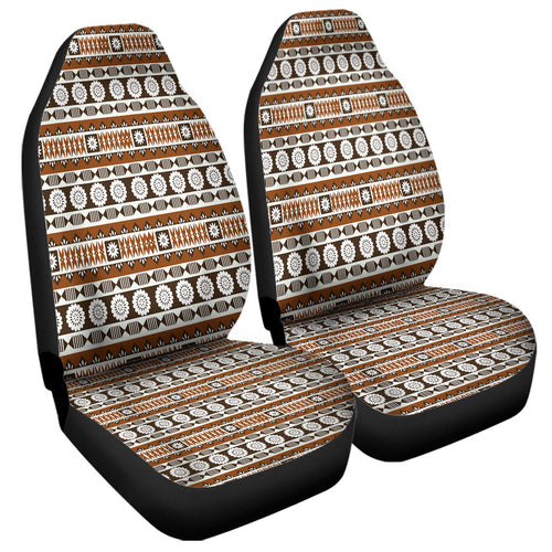 Fiji Car Seat Covers Tapa Masi Pattern