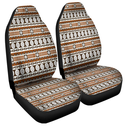 Fiji Car Seat Covers Tapa Masi Pattern